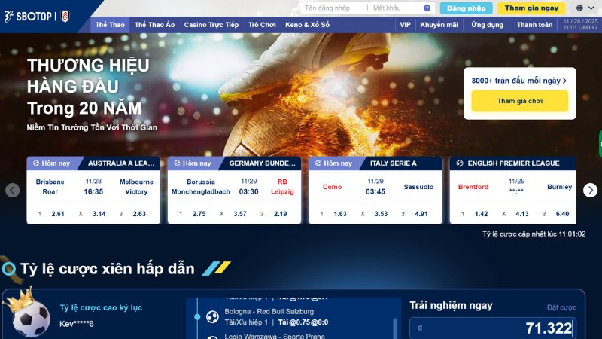 SBOTOP — kèo châu Á / quốc tế