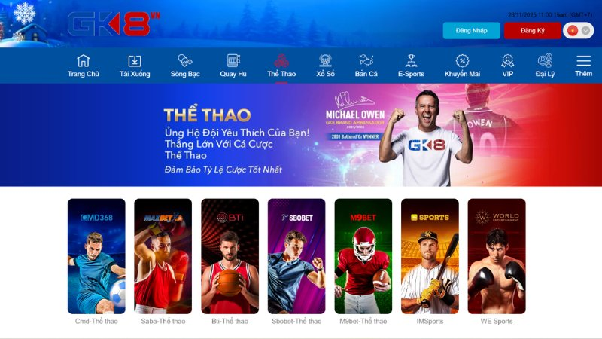 GK8 — thể thao châu Á